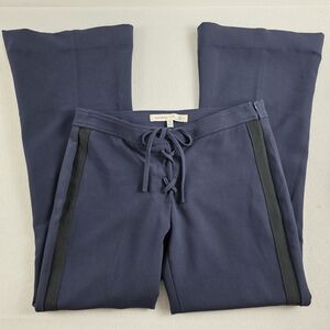 Banana Republic x Olivia Polermo Tuxedo Lace Up Flare Pants Navy 6 *Hemmed